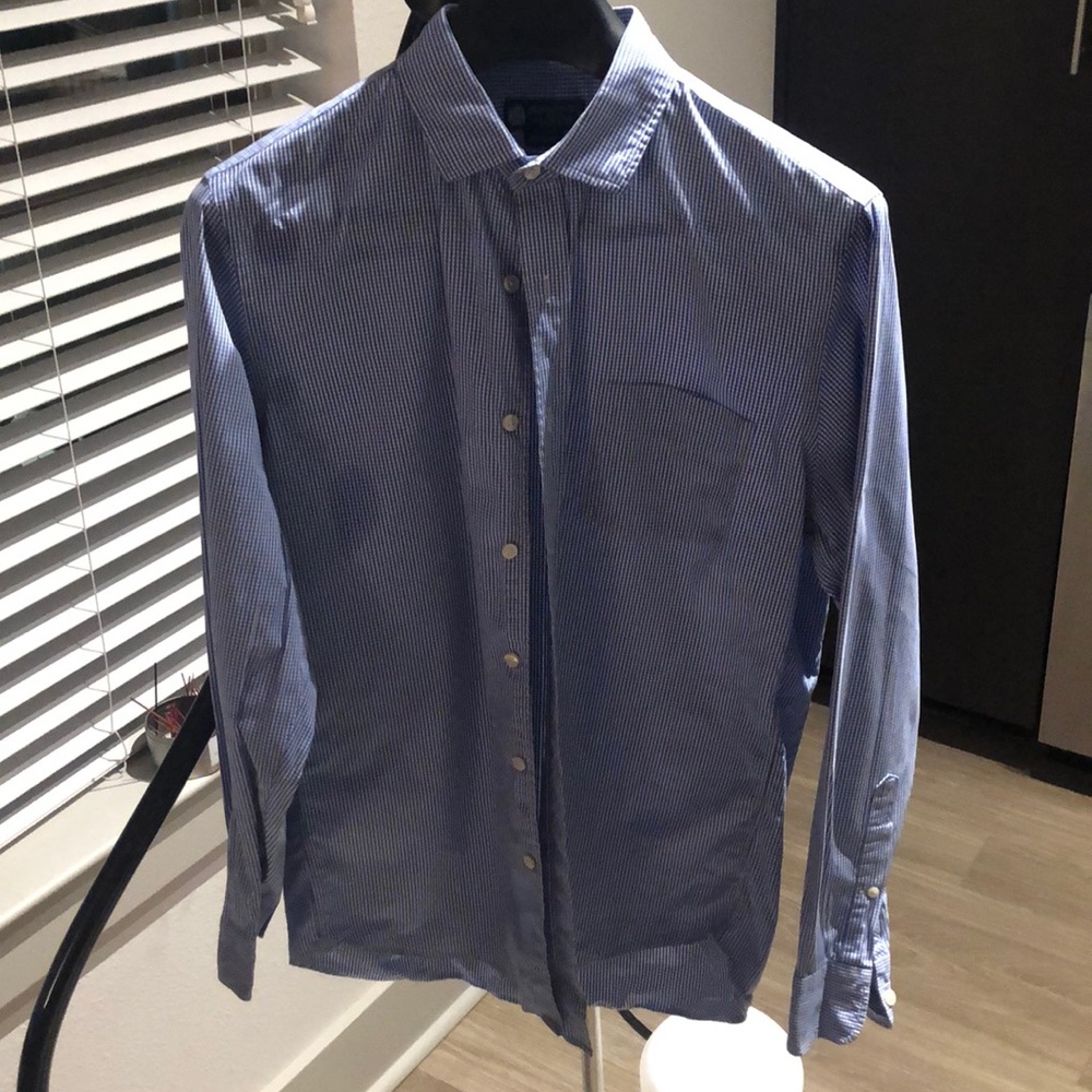 J crew men’s gingham shirt. M (15/1.5)